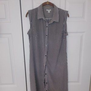 Old Navy Striped Shirt Dress
